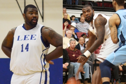 Steve Brown – Exploring Lincoln/Michael Hayes – The Ram Leonard, pictured left at Lee Academy and right at Fordham, has lost about 100 llbs. since arriving on campus.