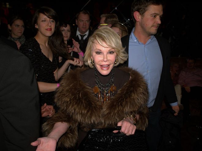 Joan Rivers, a legendary comedian and actress, died on Thursday at Mt. Sinai Hospital. She was 81. David Shankbone/Wikimedia Commons