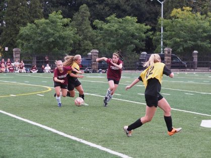 ￼￼￼Women’s club soccer made it to the quarterfinals before falling to Michigan. Courtesy of Club Women's Soccer