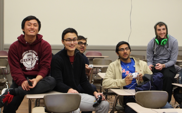 Gamers United meets every other week to discuss video games, practice playing and prepare for online tournaments. Kellyn Simpkin/The Fordham Ram