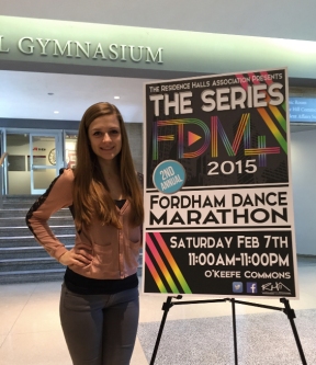 Lucy focuses on preparing and promoting the upcoming Fordham Dance Marathon.