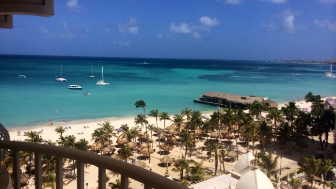 Aruba is one of the many tropical vacation destinations that boasts fun in the sun and water sports.