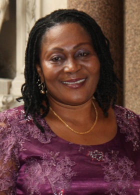 Lordina Dramani Mahama, First Lady of the Republic of Ghana in London in  June 2014. Courtesy Wikimedia