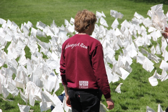 Each year, Respect for Life holds a memorial for the innocents lost to abortion. Courtesy of Casey Chun. 