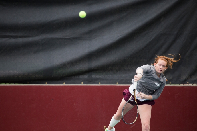 Women's tennis had a successful run in the A-10 Championships but ultimately fell short. Christian Wiloejo/ The Fordham Ram