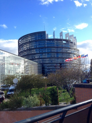 Catherine Oliver attended lectures at the Council of the EU. Courtesy of Catherine Oliver.