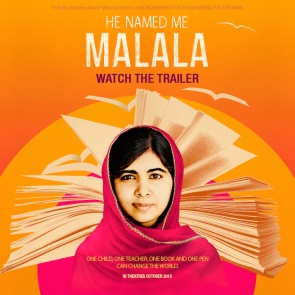 He Named Me Malala focuses on the heroism of not only Malala, but her dad. 