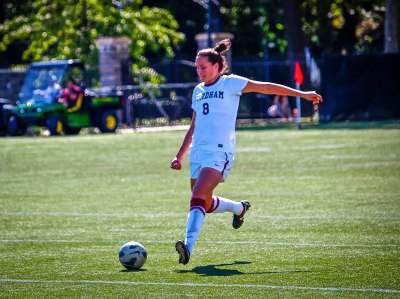 Fordham women's soccer is 2-0 to start A-10 play. Andrew Esoldi/The Fordham Ram