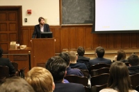 College Republicans hosted Charles Cooke, who spoke about the importance of federalism in the changing political landscape. (Julia Comerford / The Fordham Ram)