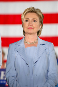 Never underestimate the power of a pantsuit and a killer countenance. (Courtesy of Flickr)