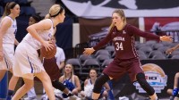 Mary Goulding had her best game of the season in the Rams quarterfinal loss. (Courtesy of Fordham Atheltics)